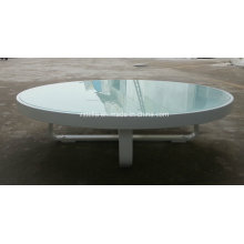 All Weather Garden Outdoor Aluminium Glass Low Table